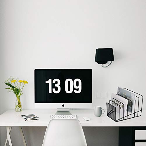 GoldOrcle 2 Pack Multi Step File Organizer Incline Desktop File Sorter Metal Wire Mesh Step File Letter Sorter, 7 Sections, Black - Image 5