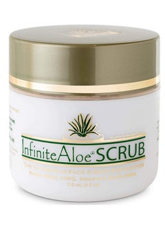 InfiniteAloe InfiniteAloe Everyday Hero Baby Soft Scrub - The Ultimate In Face & Body Exfoliation - Exfoliating Scrub for Face Scrub and Body Scrub in one, Aloe Body Scrub, Rosehip Oil Scrub, Scrub for Dry Skin, Hydrating and Exfoliating for the Ultimate Face & Body Scrub. Packaging Design May Vary. (1) 4oz  - Image 1