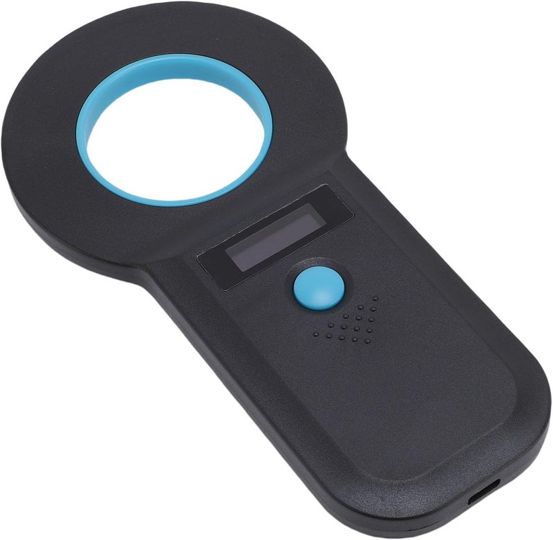 Asixxsix Pet Microchip Scanner, Portable USB Type C Double Frequency Microchip Reader, Universal Scanner with Builtin 800mAh Battery for FDX B EMID ISO11784 85 (Black) - Image 5