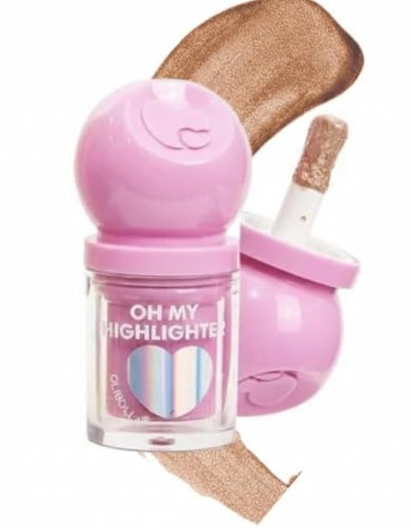 Highlighting Drops - Liquid Highlighter for Face with Metallic Finish-MINI -3 - Image 1
