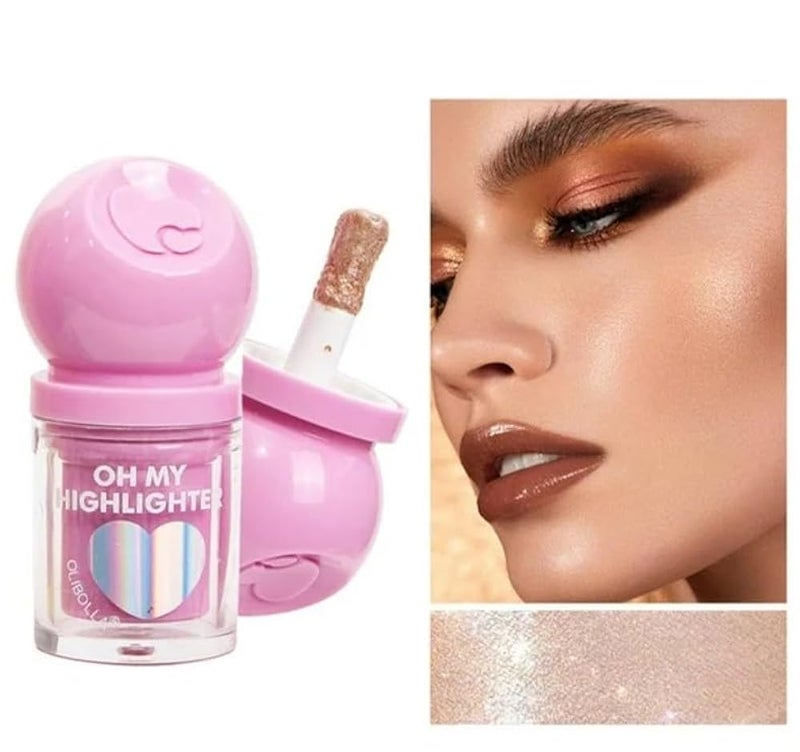 Highlighting Drops - Liquid Highlighter for Face with Metallic Finish-MINI -3 - Image 3