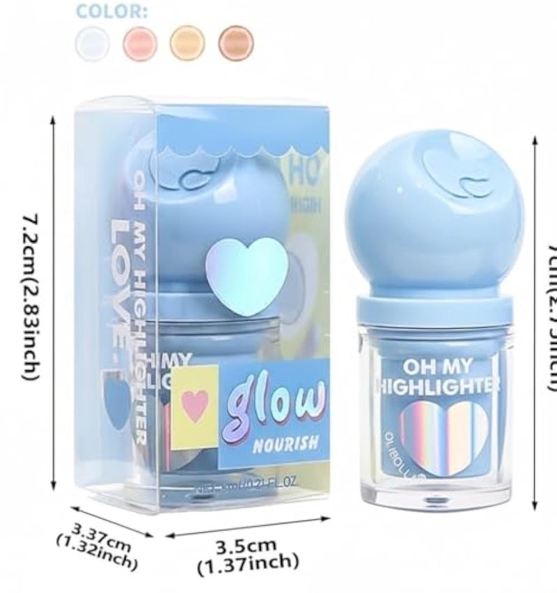 Highlighting Drops - Liquid Highlighter for Face with Metallic Finish-MINI -3 - Image 4