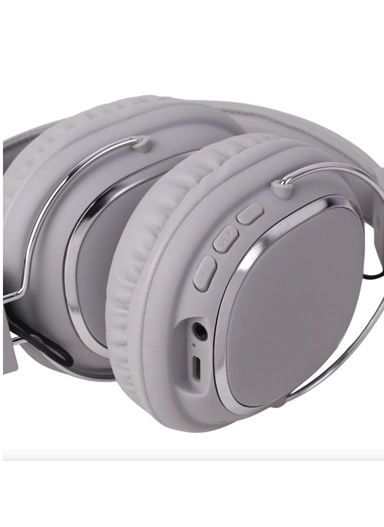 Generic - SD-1004 Bluetooth Gaming Headset Computer Surround Wired and Wireless Noise Cancelling with Built-in Mic for Games - Pure Stereo Sound Supports Memory Card - Boys and Girls - Bluetooth Headphones Support AUX Wire Connection Over-Ear Headphone Compatible with Samsung, Sony, Xiaomi, Realme, Huawei, Oppo, iPhone, Android and iOS Phones - Image 1