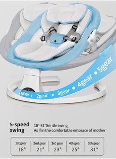 Electric Baby Rocker Bouncer, Baby Rocking Chair With Remote Control Support, Auto Baby Swing For Sleeping - pzsku/Z08733F1BB1D1AB1056ECZ/45/_/1733975230/ff12731f-59ae-493b-8214-12064a852360