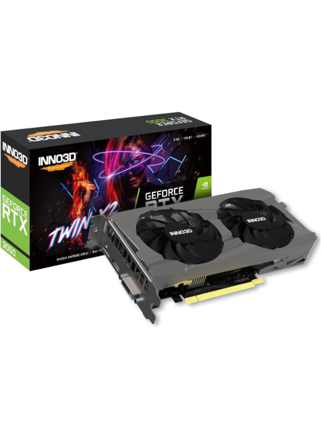 اينو3 دي بطاقة VGA INNO3D GEFORCE RTX N30502-06D6-1880VA60 3050 6GB TWIN X2 V2 - Image 1