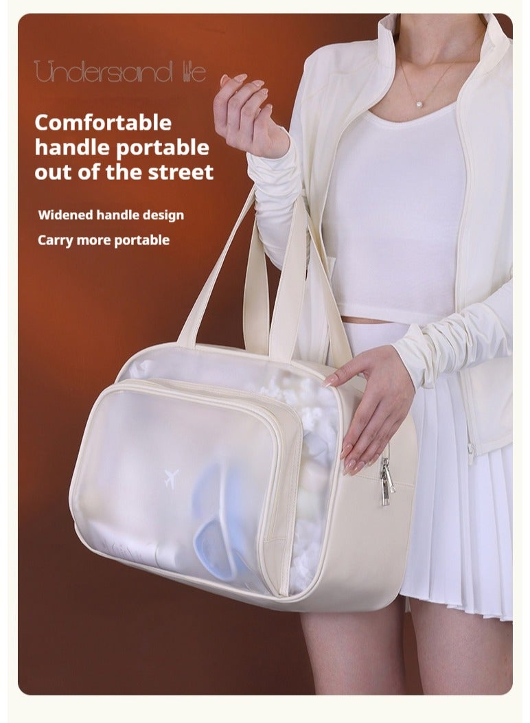 Waterproof gym bag, separates wet and dry areas, can store clothes and toiletries - Image 4