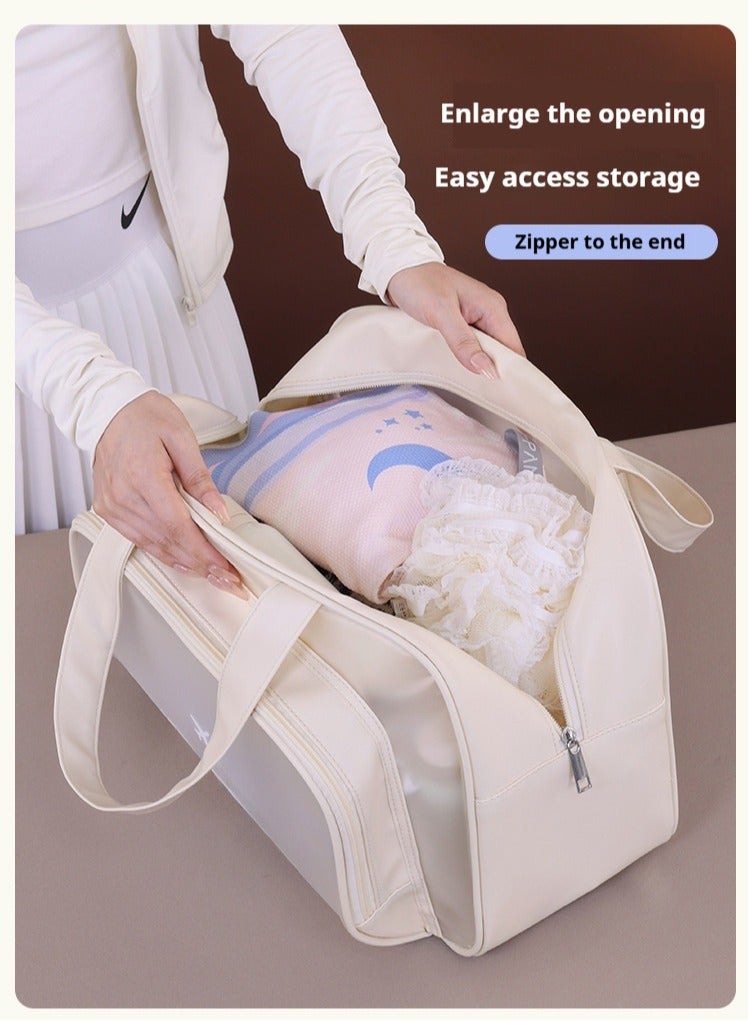 Waterproof gym bag, separates wet and dry areas, can store clothes and toiletries - Image 5