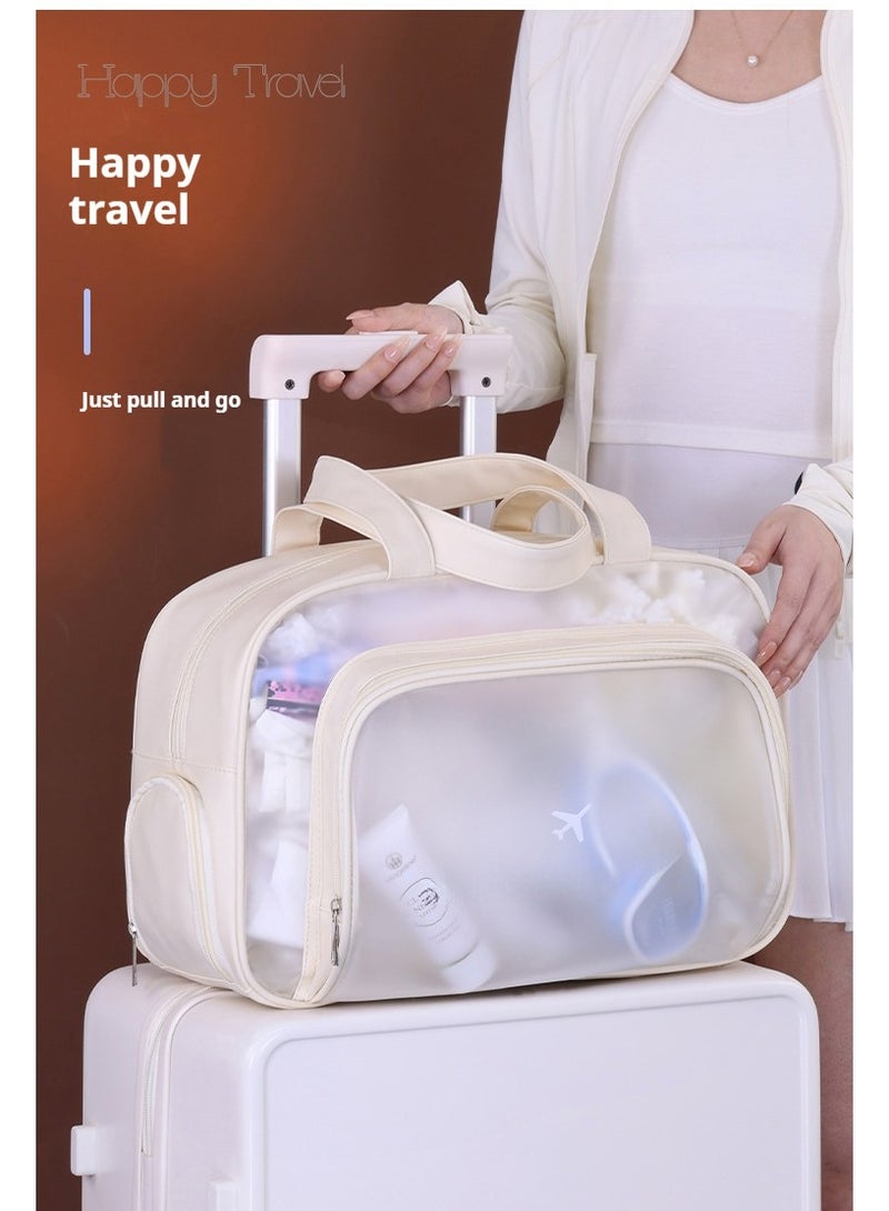 Waterproof gym bag, separates wet and dry areas, can store clothes and toiletries - Image 2