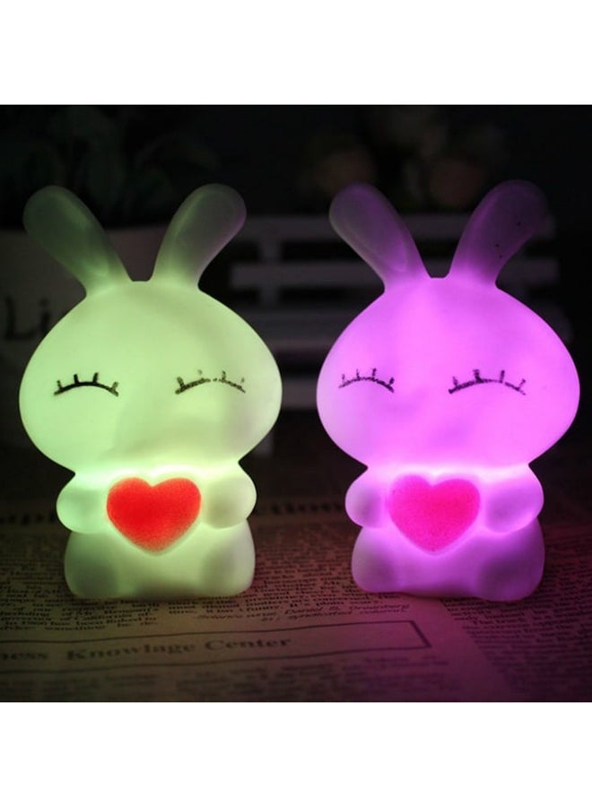 NIBEMINENT 2-Piece Rabbit Shaped Light Set White 8.3 x 5.1cm - Image 3