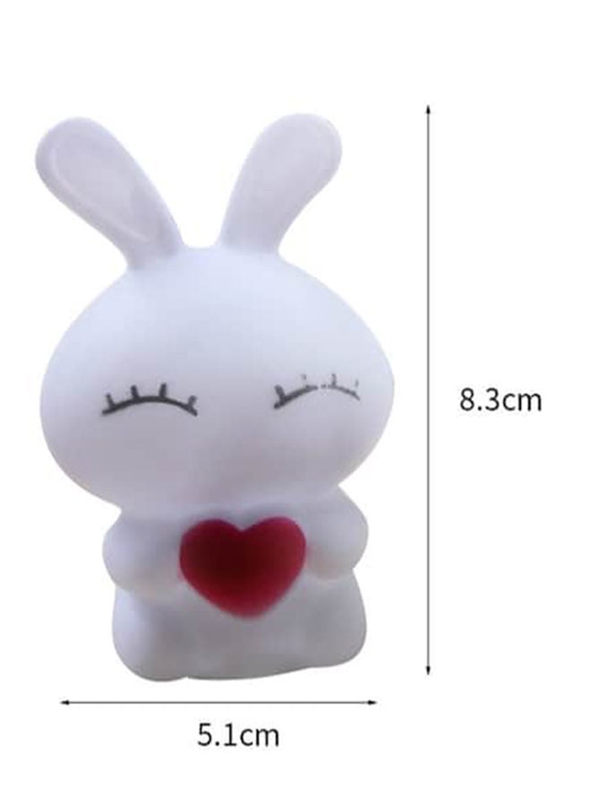 NIBEMINENT 2-Piece Rabbit Shaped Light Set White 8.3 x 5.1cm - Image 2