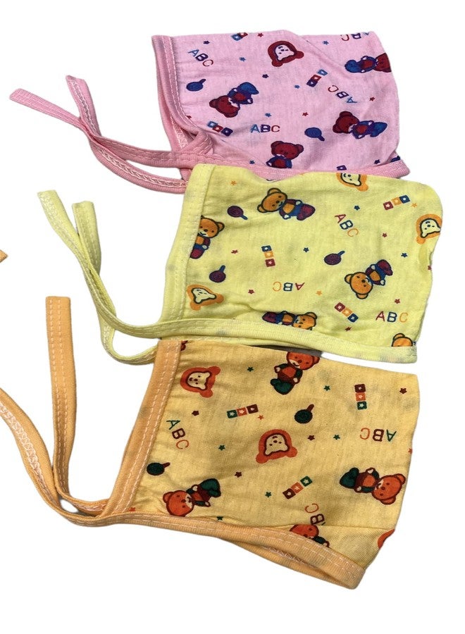 Teddyify New Born Baby Hosiery Cotton Jhabla Combo Set (Multicolors Available) (Pack of 1) - Image 4