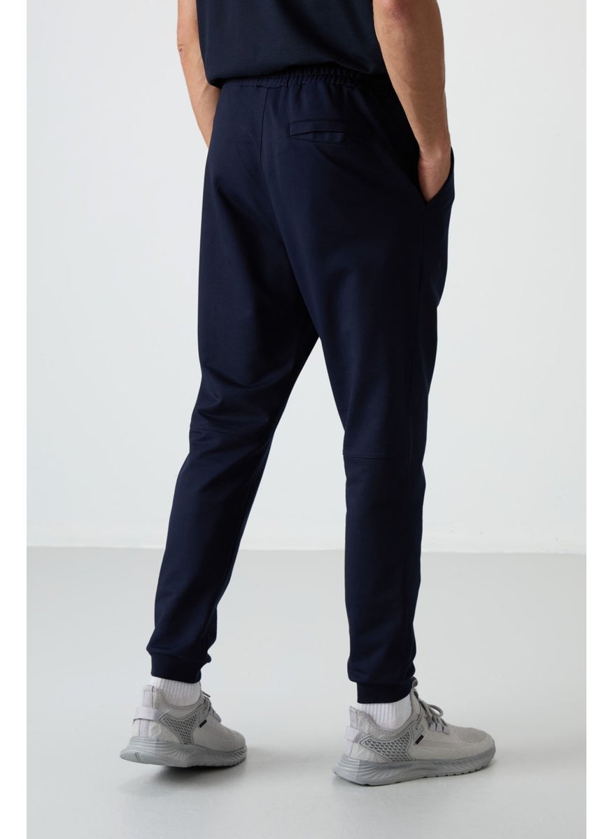 Tommy Life Indigo Cotton Soft Texture Comfort Fit Embroidered Men's Jogger - 82123  - Image 5