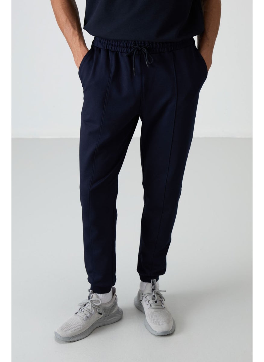 Tommy Life Indigo Cotton Soft Texture Comfort Fit Embroidered Men's Jogger - 82123  - Image 4