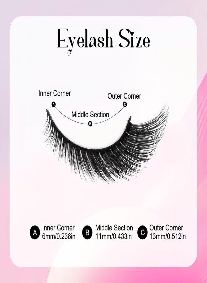 TecoKart® 14-Pair Natural Cat-Eye False Eyelashes for Women - Lightweight, Comfortable & Easy to Apply | Cat-Eye Effect | Feather-Light | All-Day Comfort | Simple Application | 14-Pair Value - Image 2