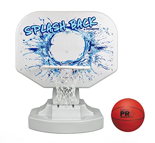 Poolmaster 72820 Splashback Poolside Basketball Game Blue 34W x 38D x 45H in - Image 1