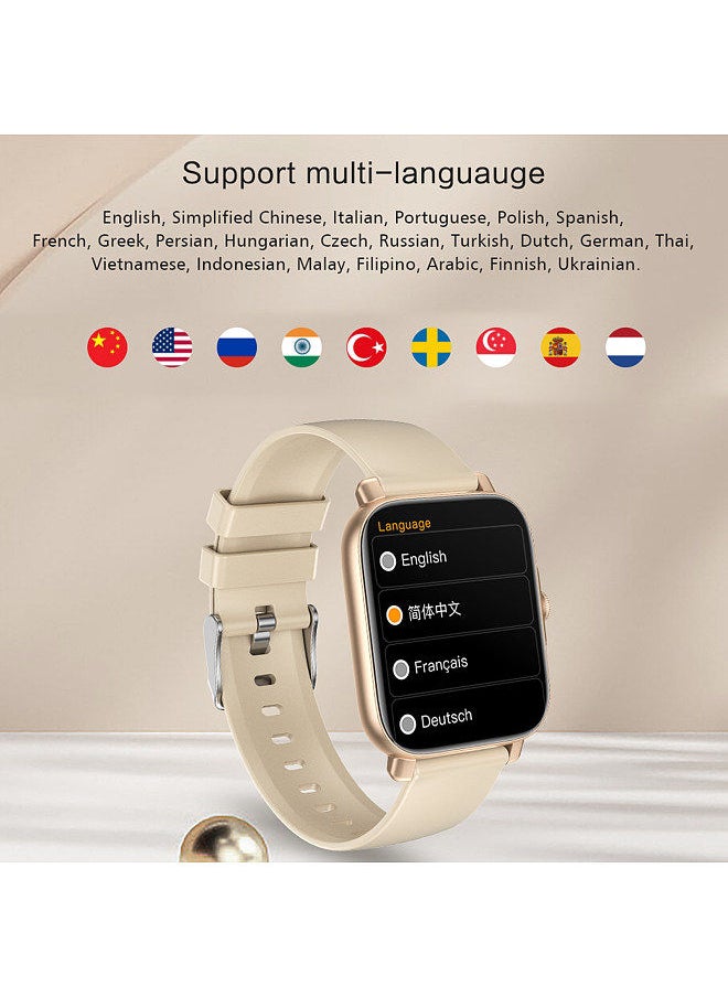 Generic - GT30 1.69''Smartwatch Sports Watch BT3.0+BT5.1 Intelligent Watch IP67-waterproof Fitness Tracker Multifunctional Watch Compatible for Android iOS Call Watch with 180mAH Battery - Image 1