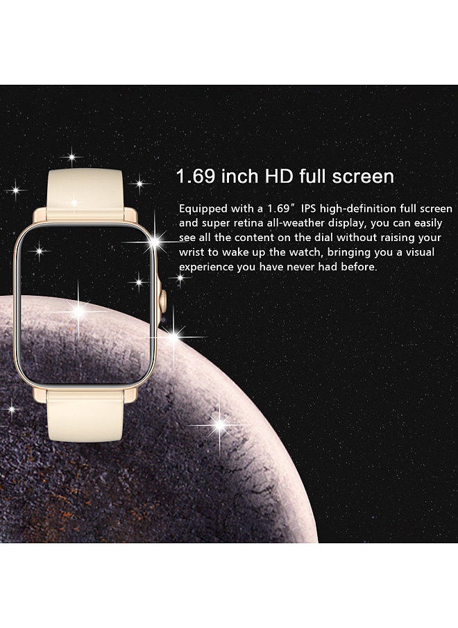 Generic - GT30 1.69''Smartwatch Sports Watch BT3.0+BT5.1 Intelligent Watch IP67-waterproof Fitness Tracker Multifunctional Watch Compatible for Android iOS Call Watch with 180mAH Battery - Image 1