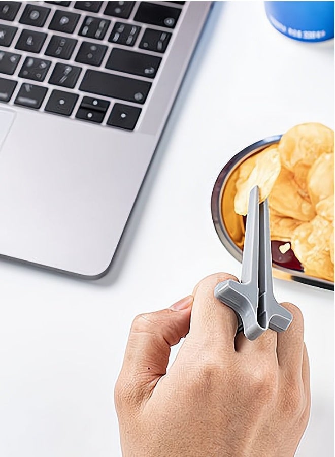 Finger Tongs, 4Pcs Finger Chopsticks for Gamers, Snack Clips, Gaming Finger Sleeves, Game Controllers, Game Accessories, Cell Phones Accessories  - Image 3