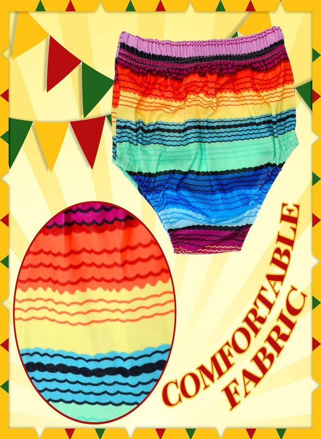 Geyoga Baby 1st Birthday Mexican Outfit Cake Smash Outfit Suspender Bloomers Tie Hat with Wood Rumba Shakers Rattle(Bright Style) - Image 3