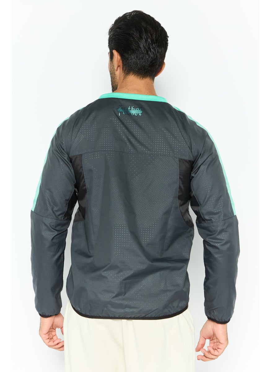 PUMA Men Sportwear Fit Long Sleeves Training Sweatshirt, Grey  - Image 4