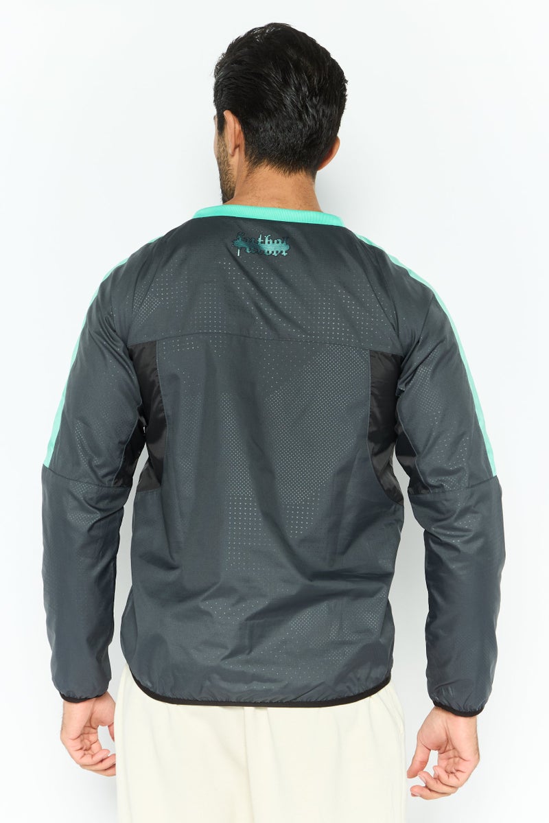 PUMA Men Sportwear Fit Long Sleeves Training Sweatshirt, Grey - Image 4