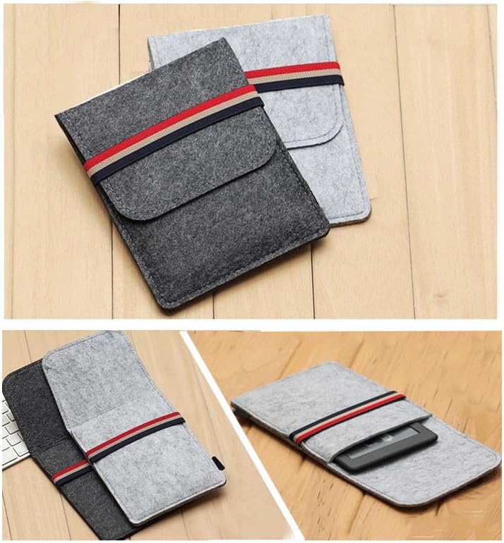 IXUECAT Kobo Clara Colour Sleeve Pouch Case|Felt Cover Also Compatible with 6" Kindle Kids(2024) e-Reader/Kobo Clara BW (2024)/Kobo Clara 2E/Clara HD 6"|Carry Sleeve Bag Fit for 6" Kindle Paperwhite - Image 3