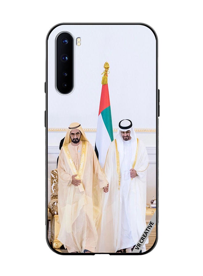 VR CREATIVE Protective Case Cover For OnePlus Nord Sheikh Mohamed Bin Zayed Al Nahyan And Sheikh Mohammed Bin Rashid Al Maktoum Design Multicolour - Image 1