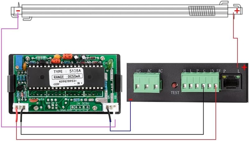 Cloudray 50mA Ammeter DC 0-50mA Analog Amp Panel Meter Current Tester Hua 85C1 (50mA (LED)) - Image 5