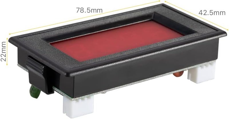 Cloudray 50mA Ammeter DC 0-50mA Analog Amp Panel Meter Current Tester Hua 85C1 (50mA (LED)) - Image 4