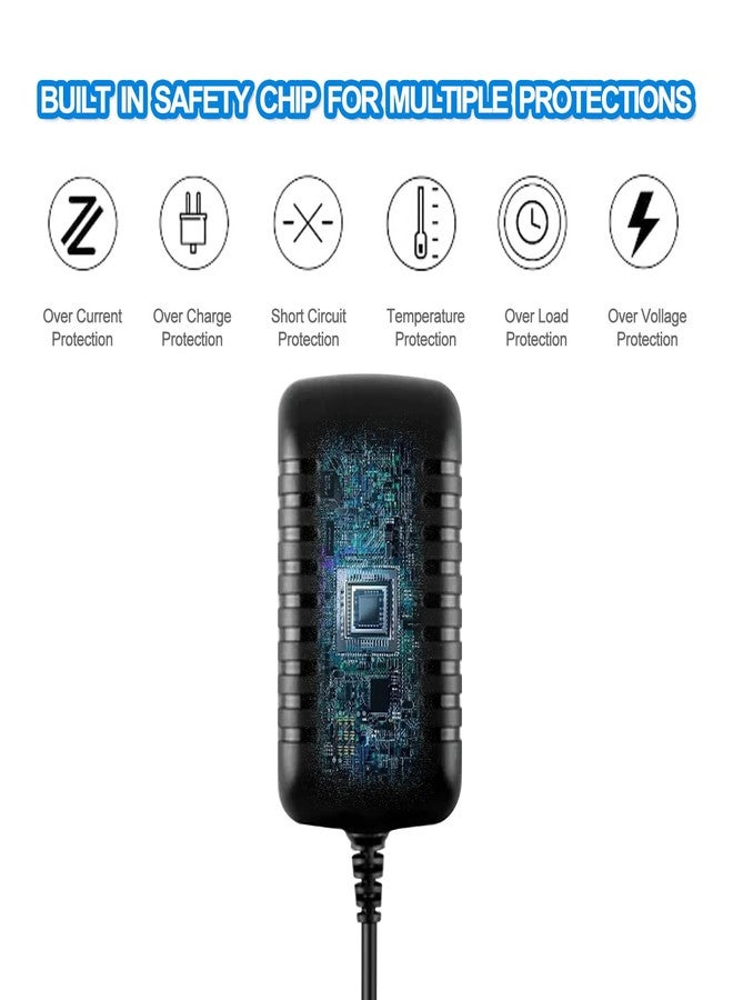 ANNISITE 12V 2A Power Supply, Universal Power Adapter with 8 Selectable Plug, Power Adapter for Led Power Supply, CCTV Camera, BT Speaker, GPS, Webcam, Router - 2000mA Max - Image 4