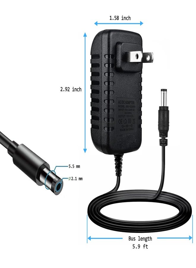 ANNISITE 12V 2A Power Supply, Universal Power Adapter with 8 Selectable Plug, Power Adapter for Led Power Supply, CCTV Camera, BT Speaker, GPS, Webcam, Router - 2000mA Max - Image 5
