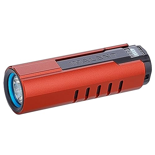 IMALENT LD70 Pocket EDC Flashlight, 4000 Lumens Compact Bright Powerful Flashlights with CREE XHP70.2 LED, Rechargeable Handheld Torch for Camping and Hiking (Red) - Image 1