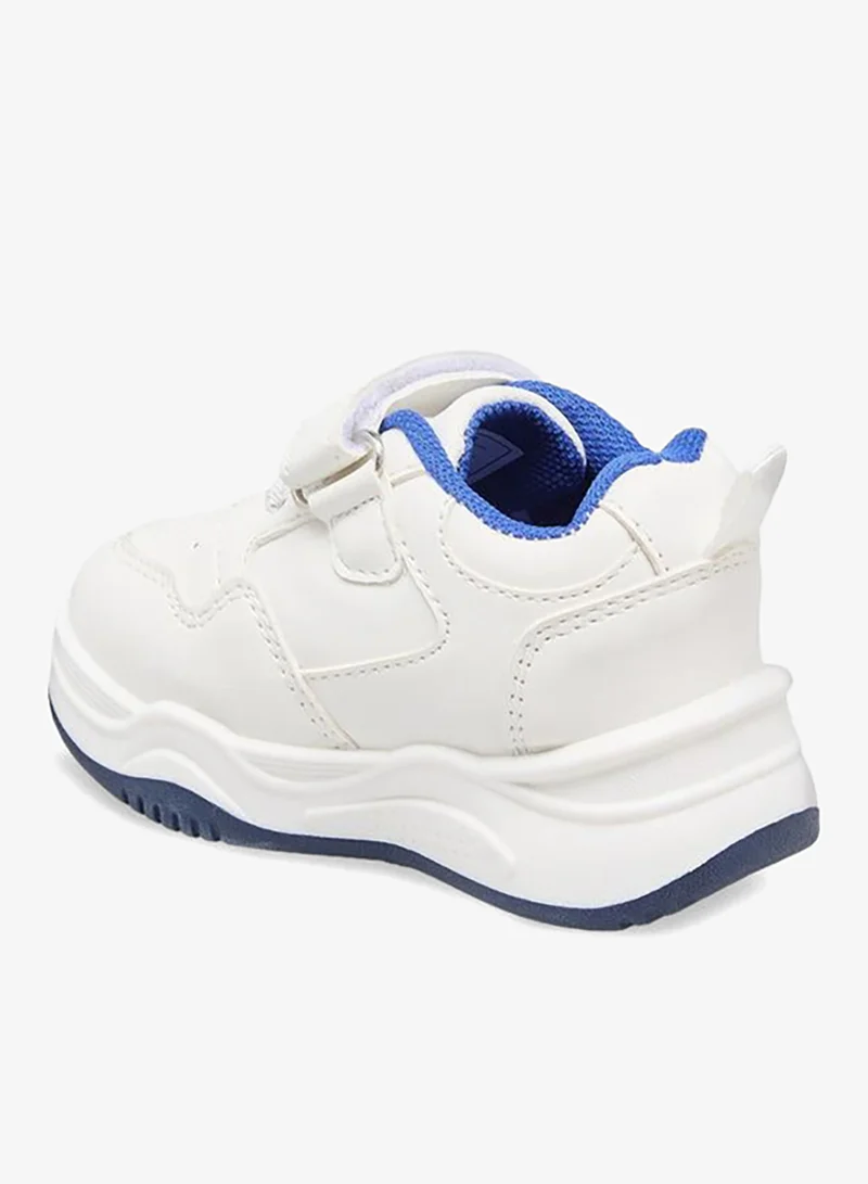 LBL By Shoexpress WHITE Boys Hook & Loop Ankle Sneakers for Men | Best Price UAE