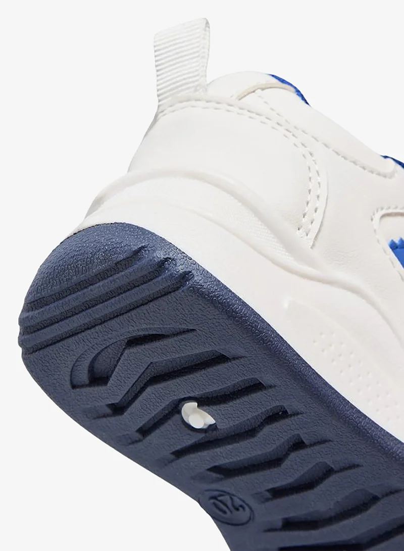 LBL By Shoexpress WHITE Boys Hook & Loop Ankle Sneakers for Men | Best Price UAE