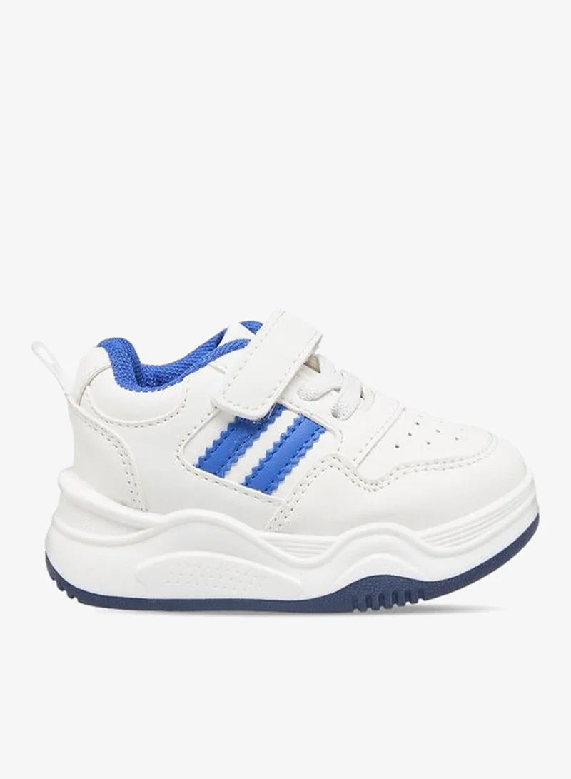 LBL By Shoexpress WHITE Boys Hook & Loop Ankle Sneakers for Men | Best Price UAE
