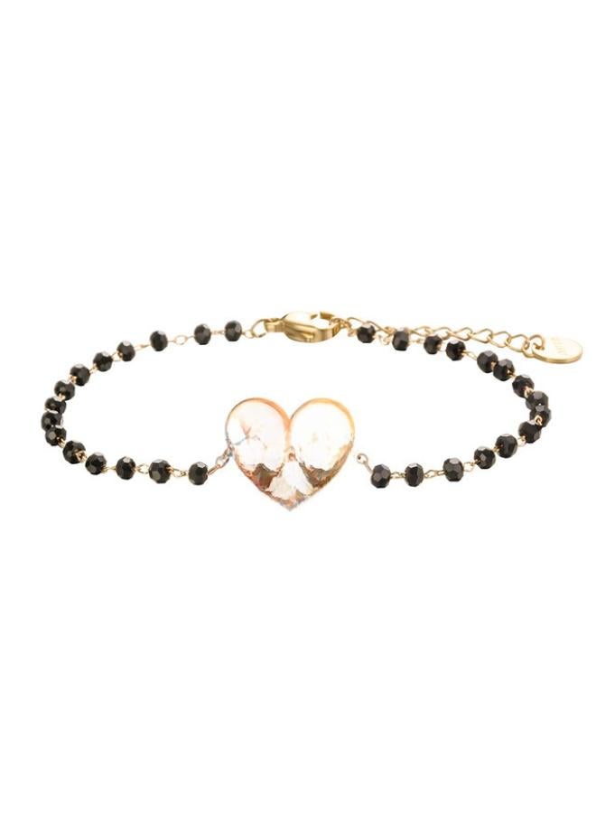 Stainless Steel Jewelry Clover Bracelet Female Simple Couple Bracelet Rose Gold Bracelet Niche 