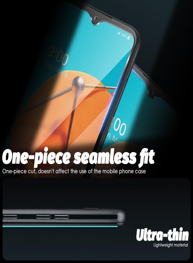 Orzero (3 Pack) Tempered Glass Screen Protector Compatible for LG K51,Q51, Protector De Pantalla 2.5D Arc Edges High Definition Bubble Free Anti-Scratch - Image 4