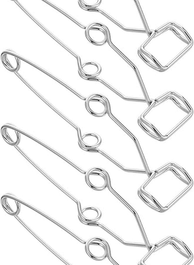 5Pcs Iron Test Tube Clamps with Spring Finger Grips Sturdy Metal Lab Accessory - Image 2