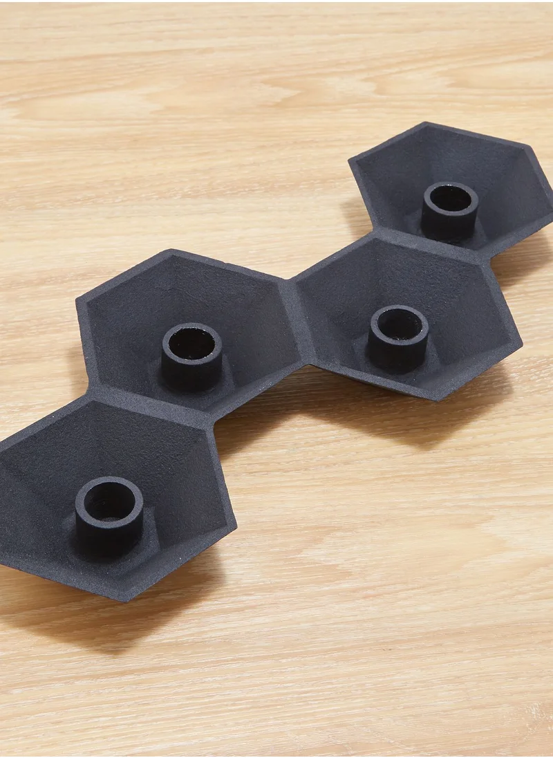 present time Multiple Hexagon Candle Holder