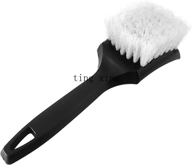 Compatible for Tire Brush Hard Car Beauty Cleaning Multifunctional Wheel Hub Rim Foot Pad Fabric(2Pcs B) - Image 4