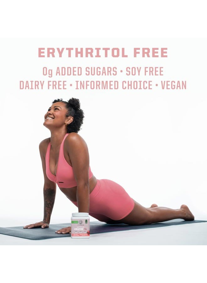 Sunwarrior Creatine for Women Monohydrate Powder Micronized Pre Workout Recovery Supplement Support Muscle Building Strength Training Cognition | Vegan and Easily Mixes 50 Servings, Raspberry Lemonade - Image 5