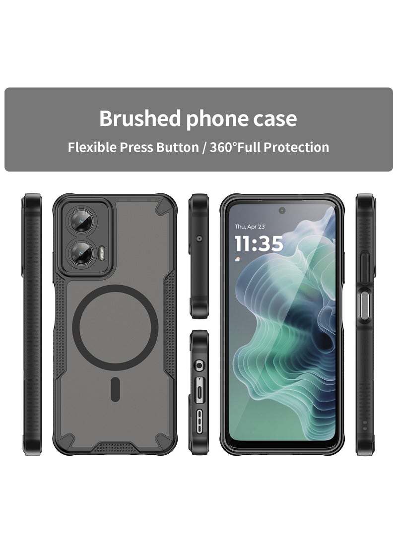 Magnetic Phone Case for Motorola Moto G35 5G Shockproof Hybrid Rugged Protective Armor Cover - Image 2