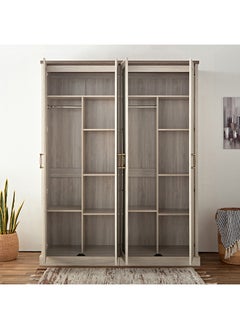 Angelic 4-Door Wardrobe With 2 Mirrors 56.5 x 213.5 x 160 cm - pzsku/Z0874616EB025132376DCZ/45/_/1697102521/3fe695ab-f4ef-4137-a7eb-f79bec9bd558