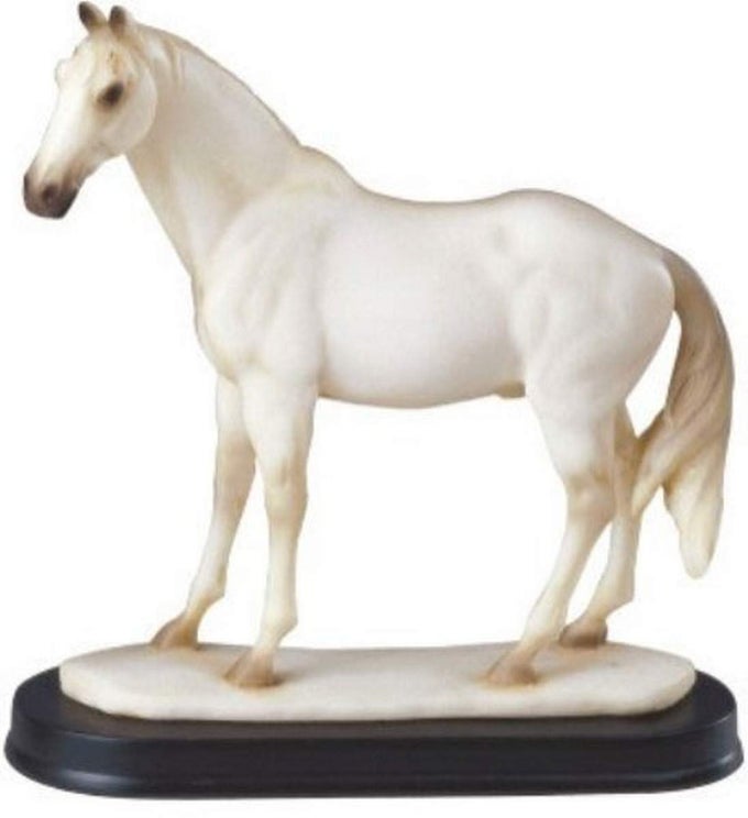 SSG11407 HORSES COLLECTION WHITE HORSE FIGURINE DECORATION DECOR COLLECTIBLE