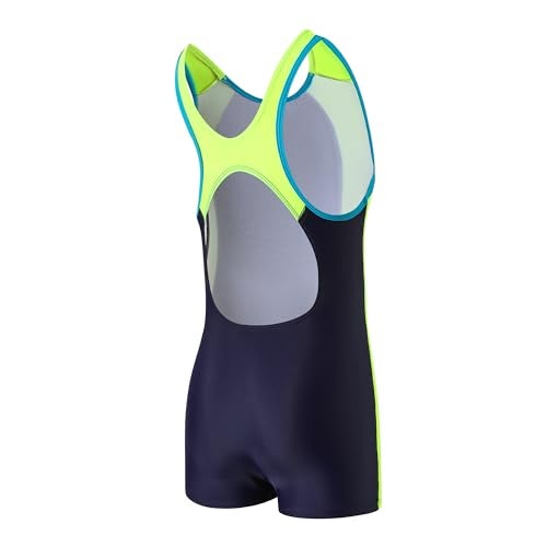 J·E Sterguard J.E Sterguard Athletic Girls' One Piece Swimsuit, Infinity Splice Thick Strap Girls Bathing Suits, Pro for Practice and Competition Color Block Girl Swimsuits Size 10-12 1880-LG - Image 2