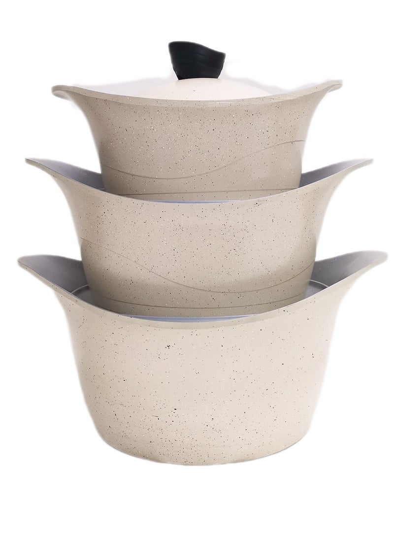 Badraig A set of 23-piece granite pots  - Image 3