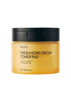 NACIFIC NACIFIC Fresh Herb Origin Cotton Facial Pads  Toner Pads 60 sheets for Radiance Hydration Skins moisture barrier pH balance Exfoliating Korean skincare for All skin types 