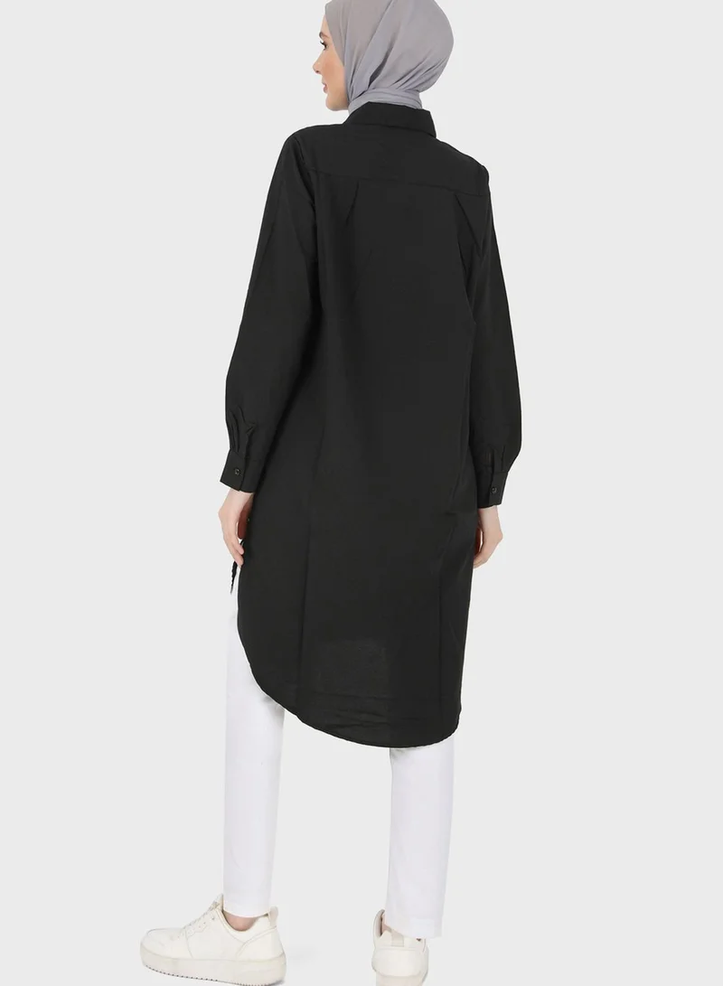 Refka by modanisa Button Down Tunic