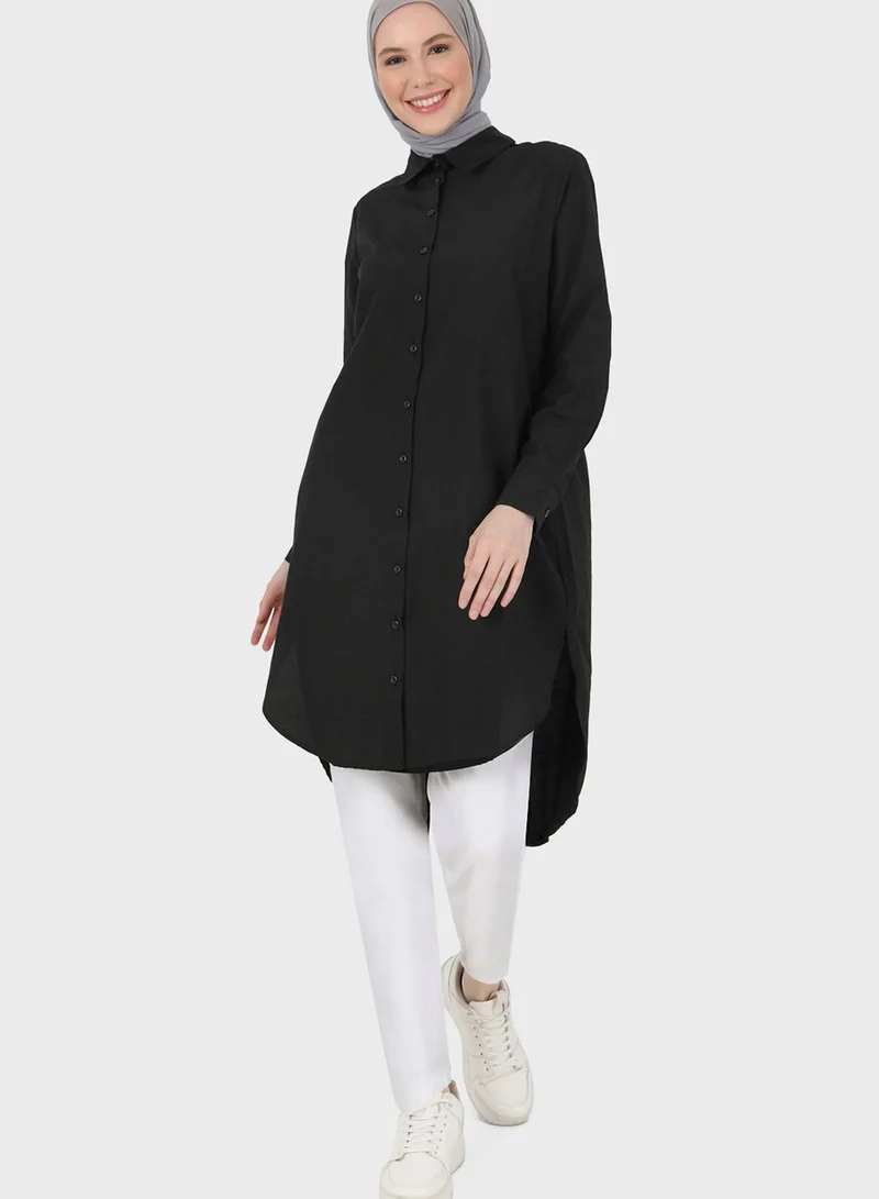 Refka by modanisa Button Down Tunic