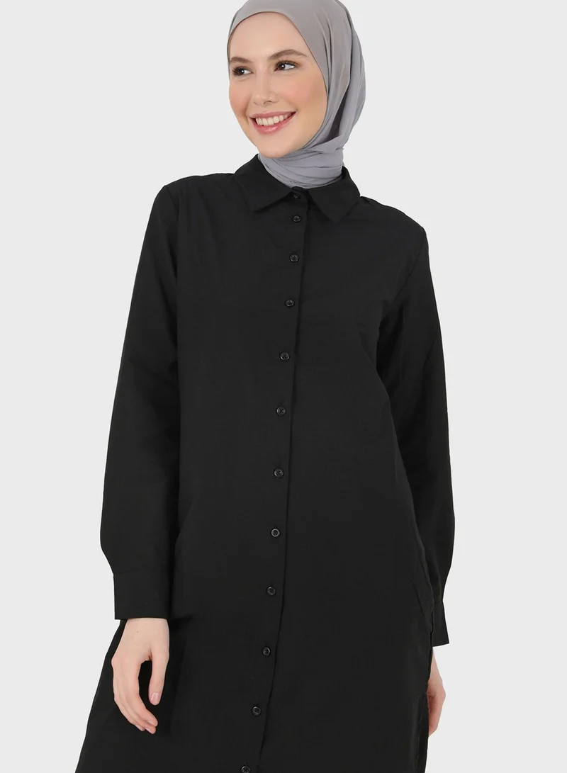 Refka by modanisa Button Down Tunic